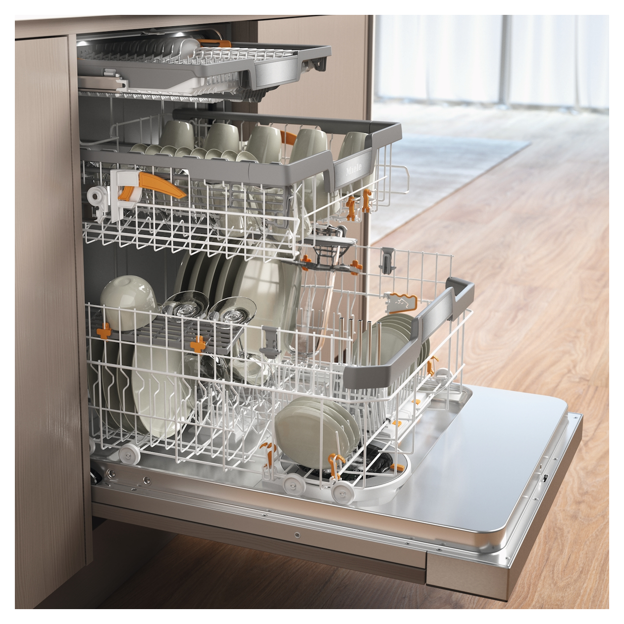 G7715SCi XXL AutoDos 60 cm Geschirrspüler teilintegriert (ohne Front) Sehr leise 14 Maßgedecke aquaStop Funktion Kondensations 