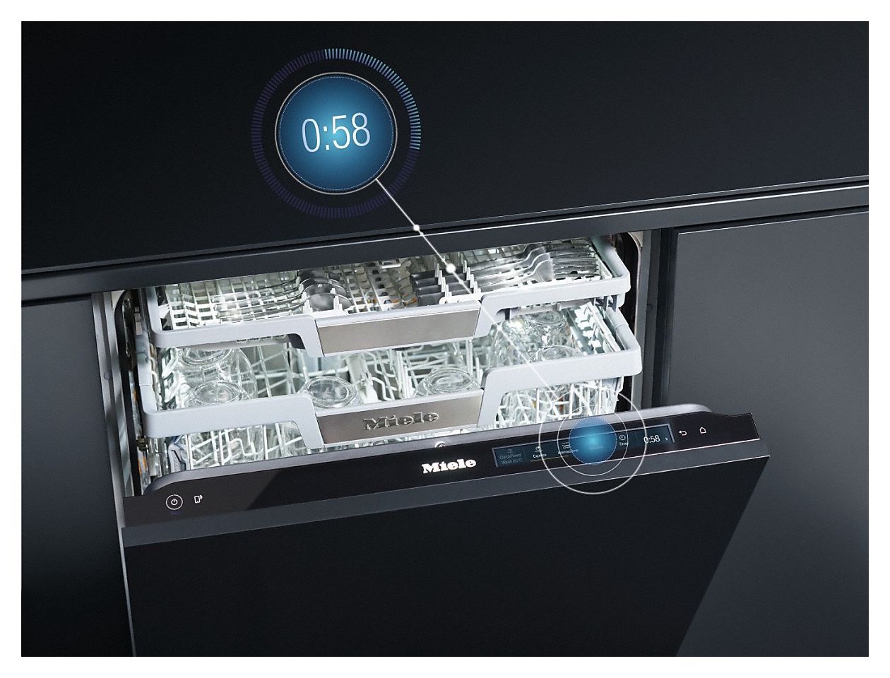 G7975SCVi XXL AutoDos K2O 60 cm Geschirrspüler vollintegriert (ohne Front) Sehr leise 14 Maßgedecke Kondensations 