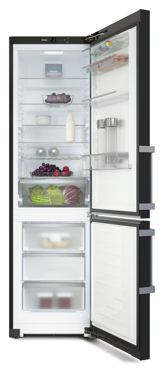 KFN4795DD 270 l / 103 l Kühl-Gefrierkombi freistehend NoFrost 203 kWh Jahr  (Edelstahl) 