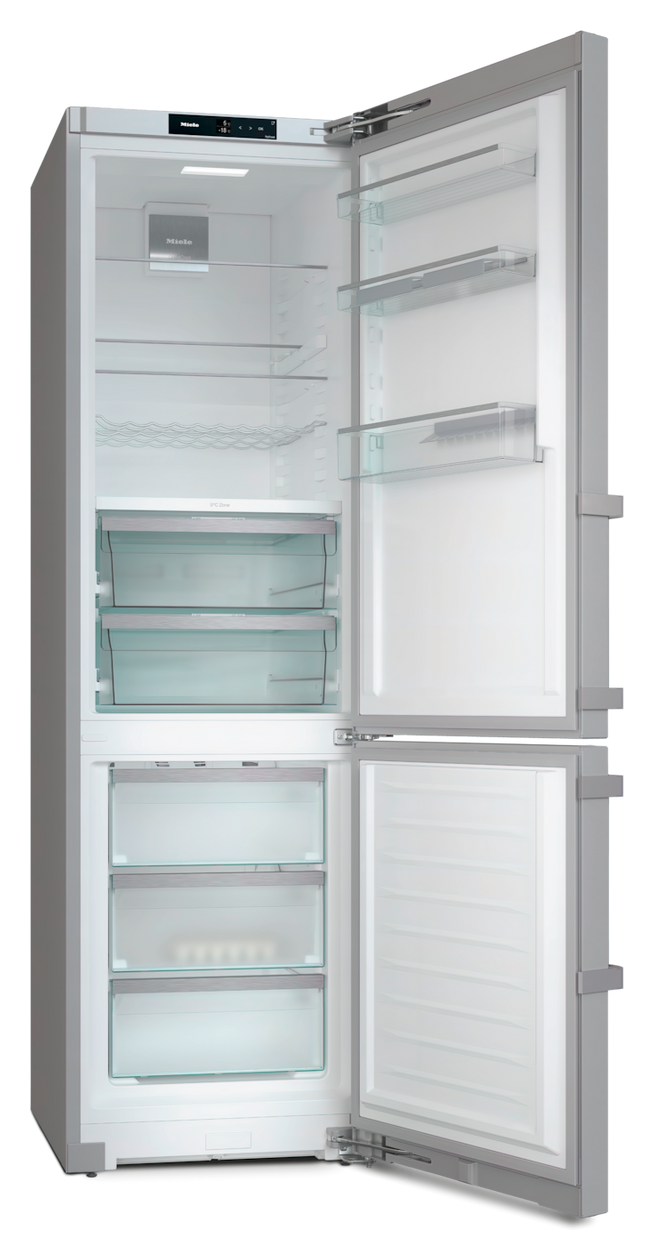 KFN4797CD 259 l / 103 l Kühl-Gefrierkombi freistehend NoFrost 180 kWh Jahr  (Edelstahl) 