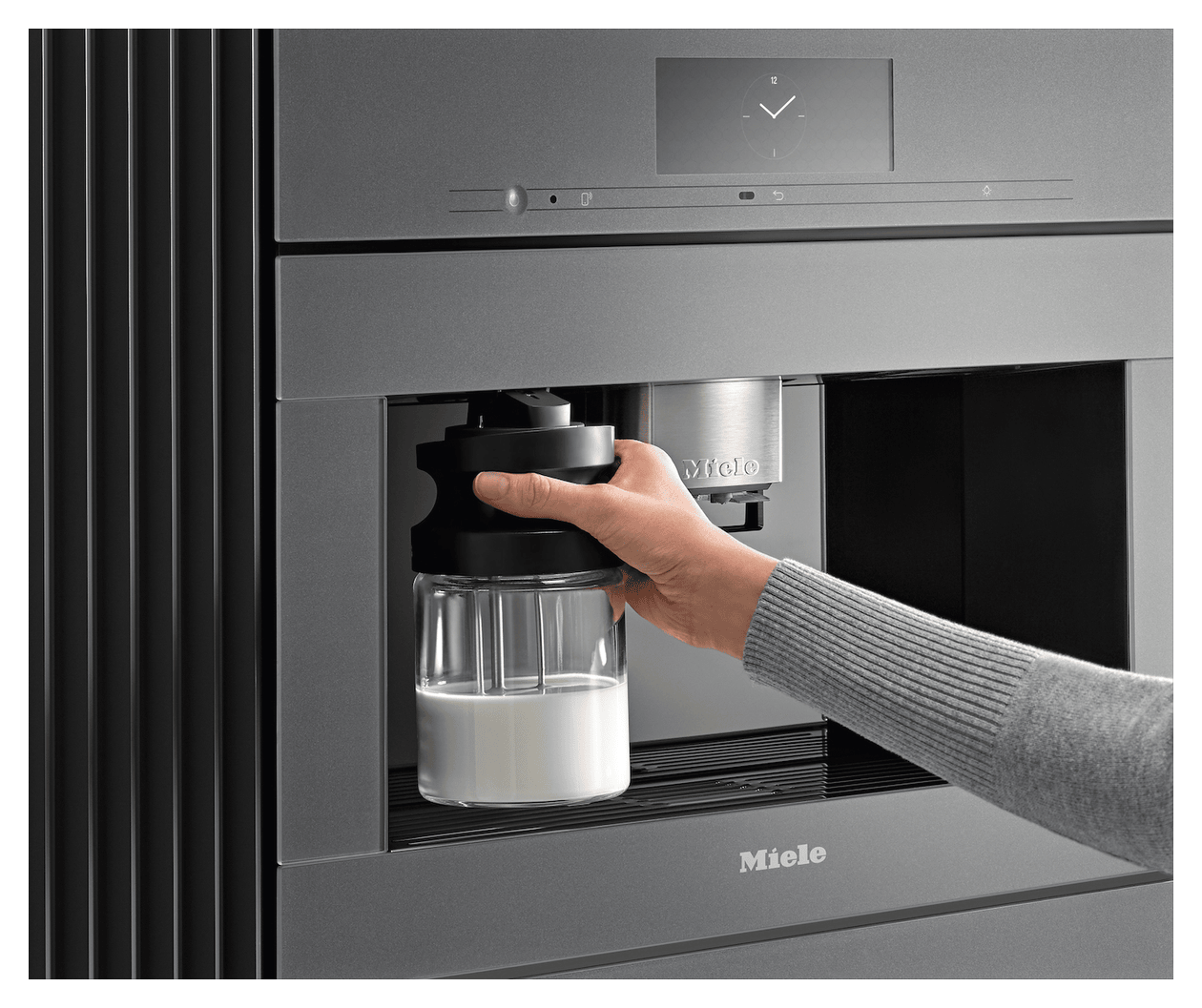 MB-CVA7000  Milchbehälter (Schwarz, Transparent) 