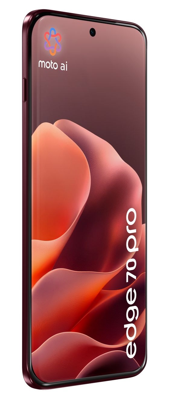 edge 70 Pro 256 GB 5G Smartphone 17,2 cm (6.78") Android 50 MP Dreifach Kamera Dual Sim WiFi 6E (PANTONE Zinfandel) 