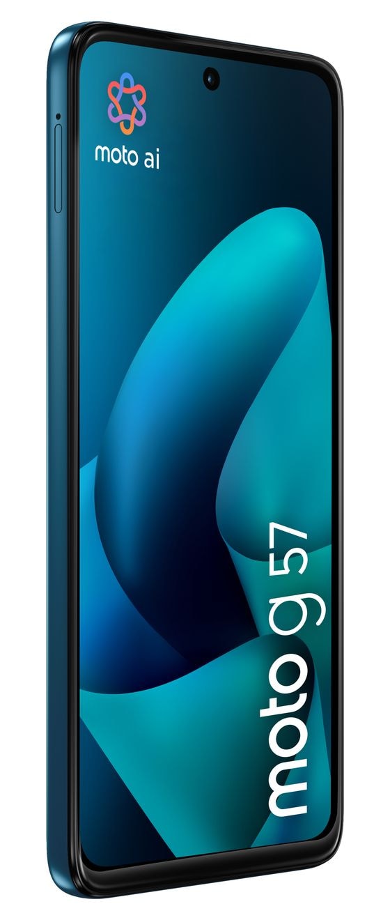 Moto g57 256 GB 5G Smartphone 17,1 cm (6.72") 2,4 GHz Android 50 MP Dual Kamera Dual Sim WiFi 5 (PANTONE Corsair) 