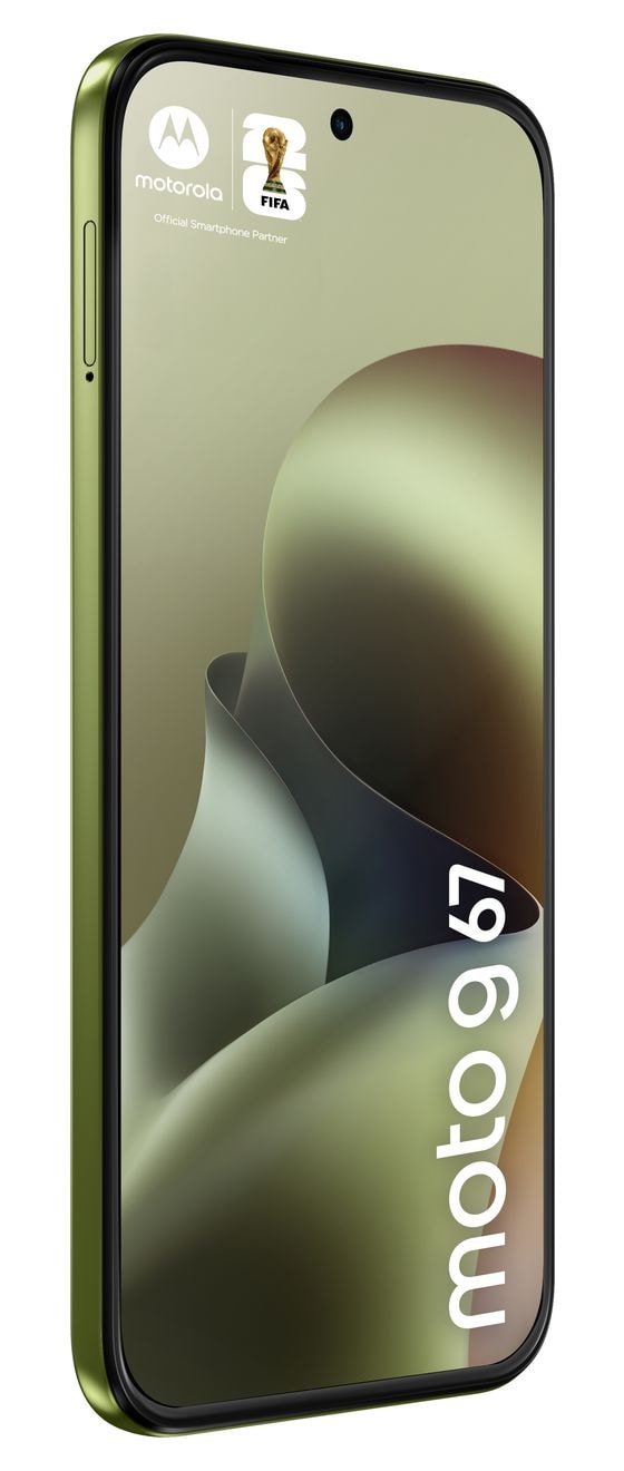 Moto g67 256 GB 5G Smartphone 17,3 cm (6.8 Zoll) 2,4 GHz Android 50 MP Dual Kamera Dual Sim WiFi 5 (PANTONE Nile) 