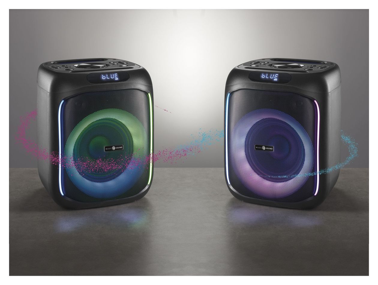 Sound Box Small 40 W Bluetooth Lautsprecher Laufzeit bis 5 h  (Schwarz) 