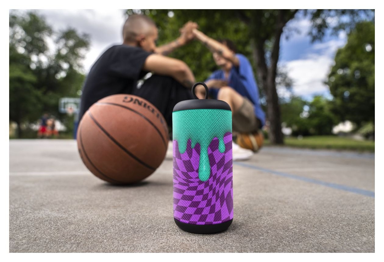 Vertical 5 W Bluetooth Lautsprecher Laufzeit bis 4 h  (Violett) 