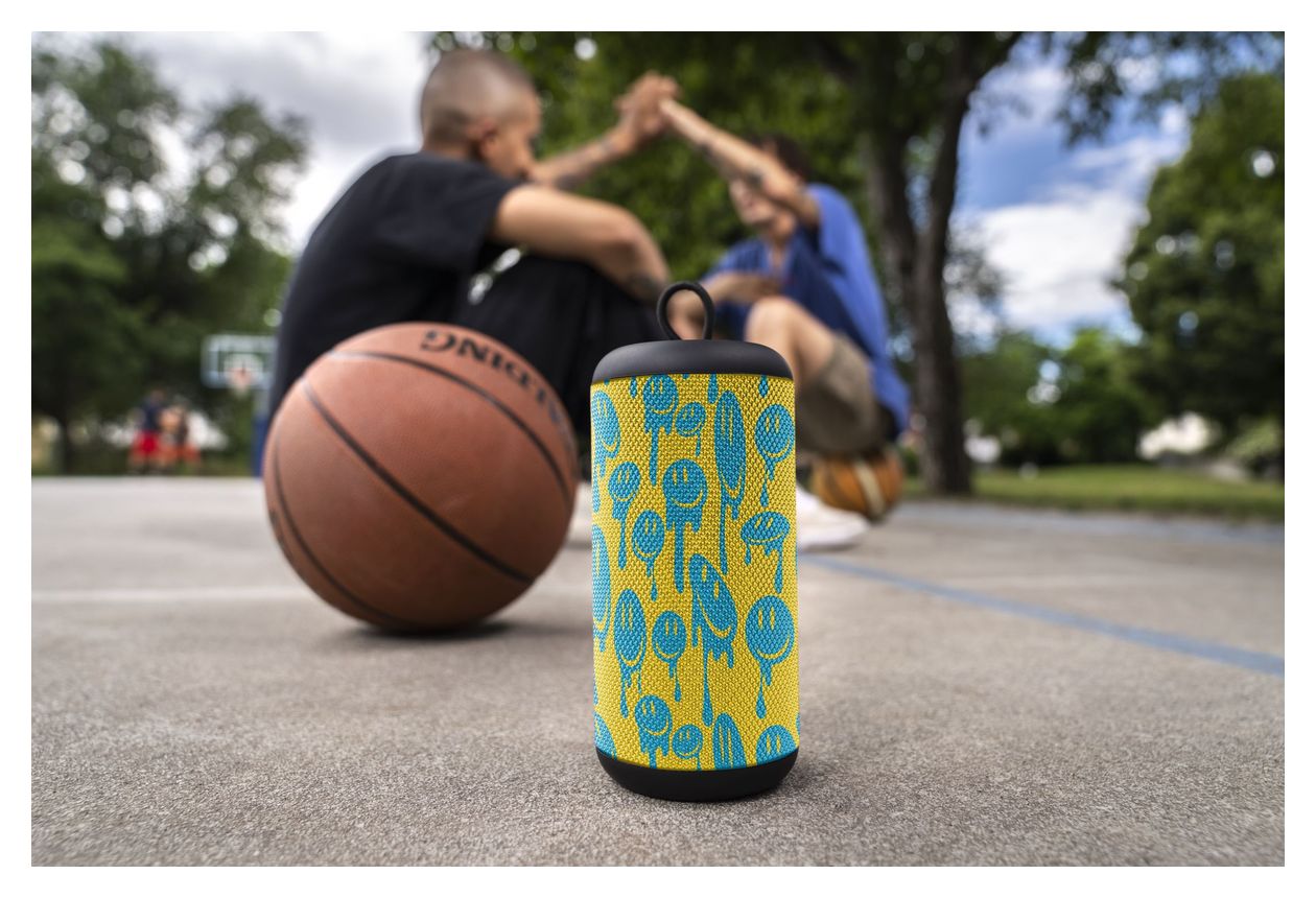 Vertical 5 W Bluetooth Lautsprecher Laufzeit bis 4 h  (Gelb) 