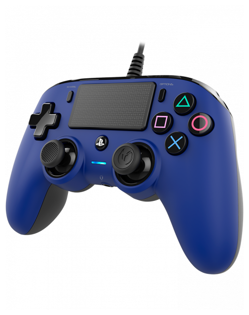 Wired Compact Controller Analog / Digital Gamepad PC, PlayStation 4 Windows/PS4 Kabelgebunden (Blau) 