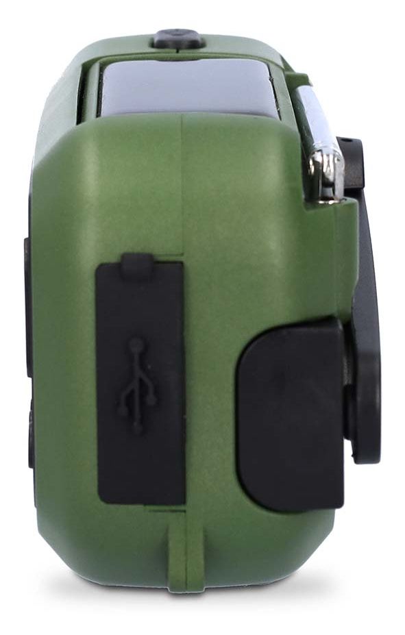 Notfallradio DAB+, FM Radio Tragbar  (Schwarz, Grün) 