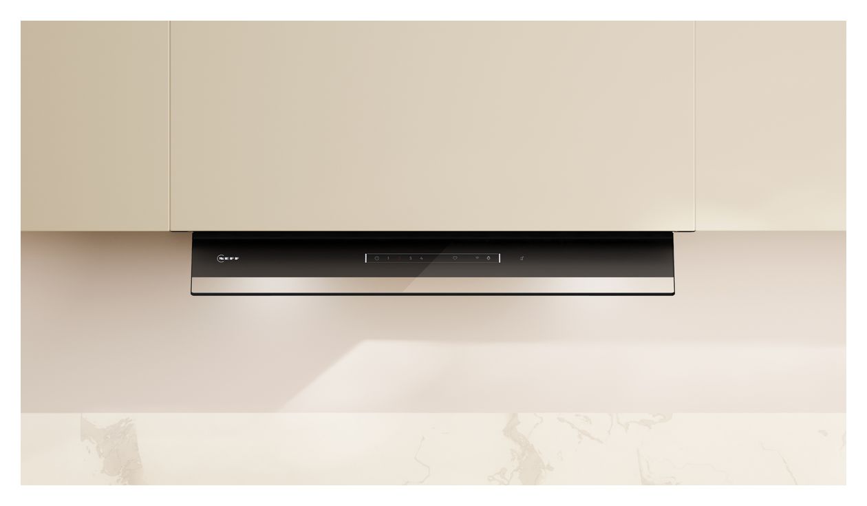 D67XDP2S0 Abluft/Umluft Dunstabzugshaube/Esse Unterbau 60 cm (Schwarz) 