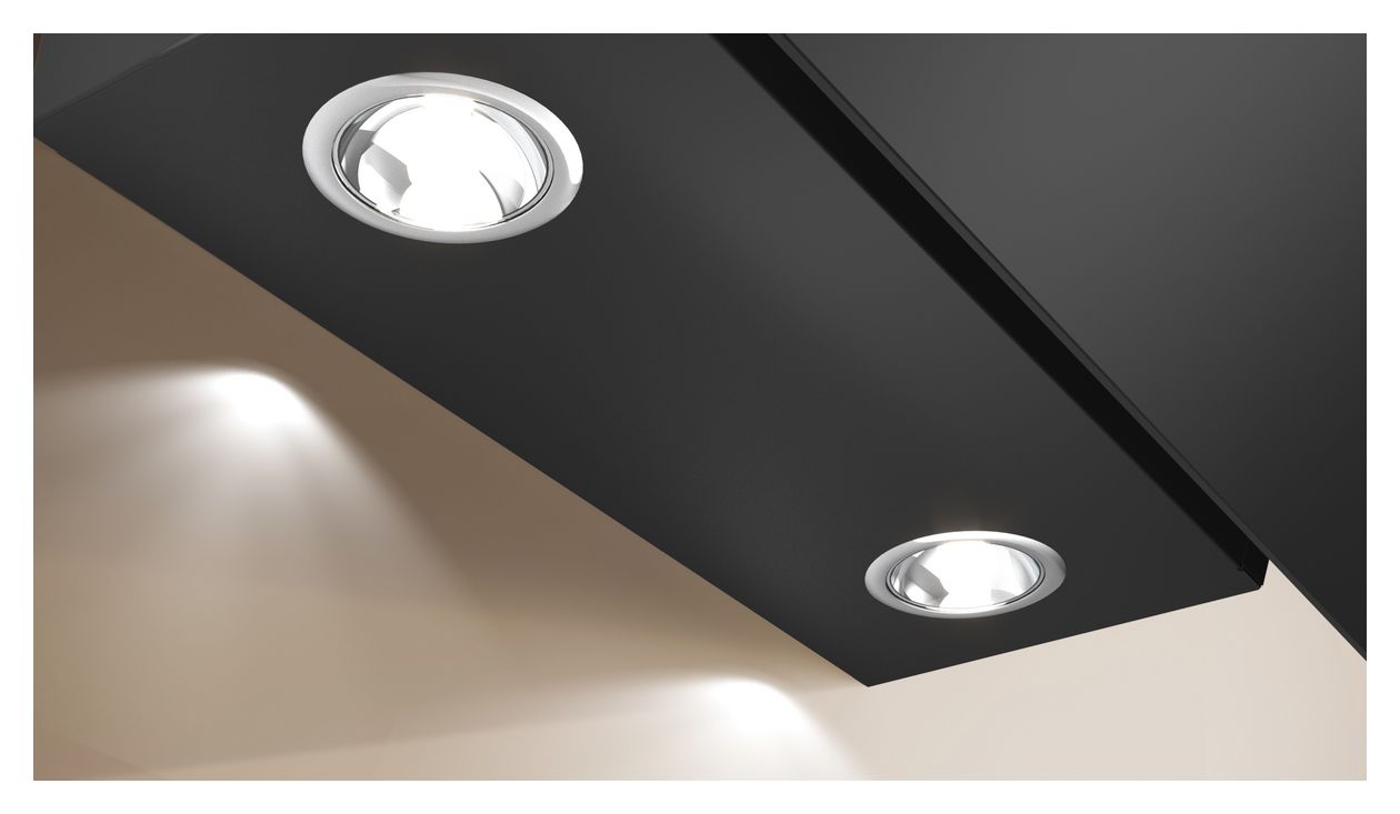 D83IDK1S0 Abluft Dunstabzugshaube/Esse Wand 80 cm (Schwarz) 