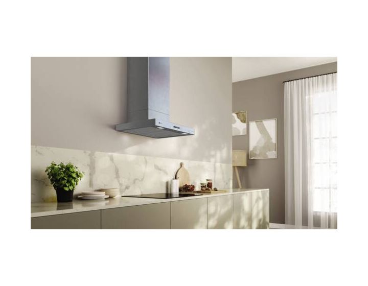 DMK65BCL (D65BCC2L0 + Z51FBI1L6) Abluft/Umluft Dunstabzugshaube/Esse Wand 60 cm (Edelstahl) 