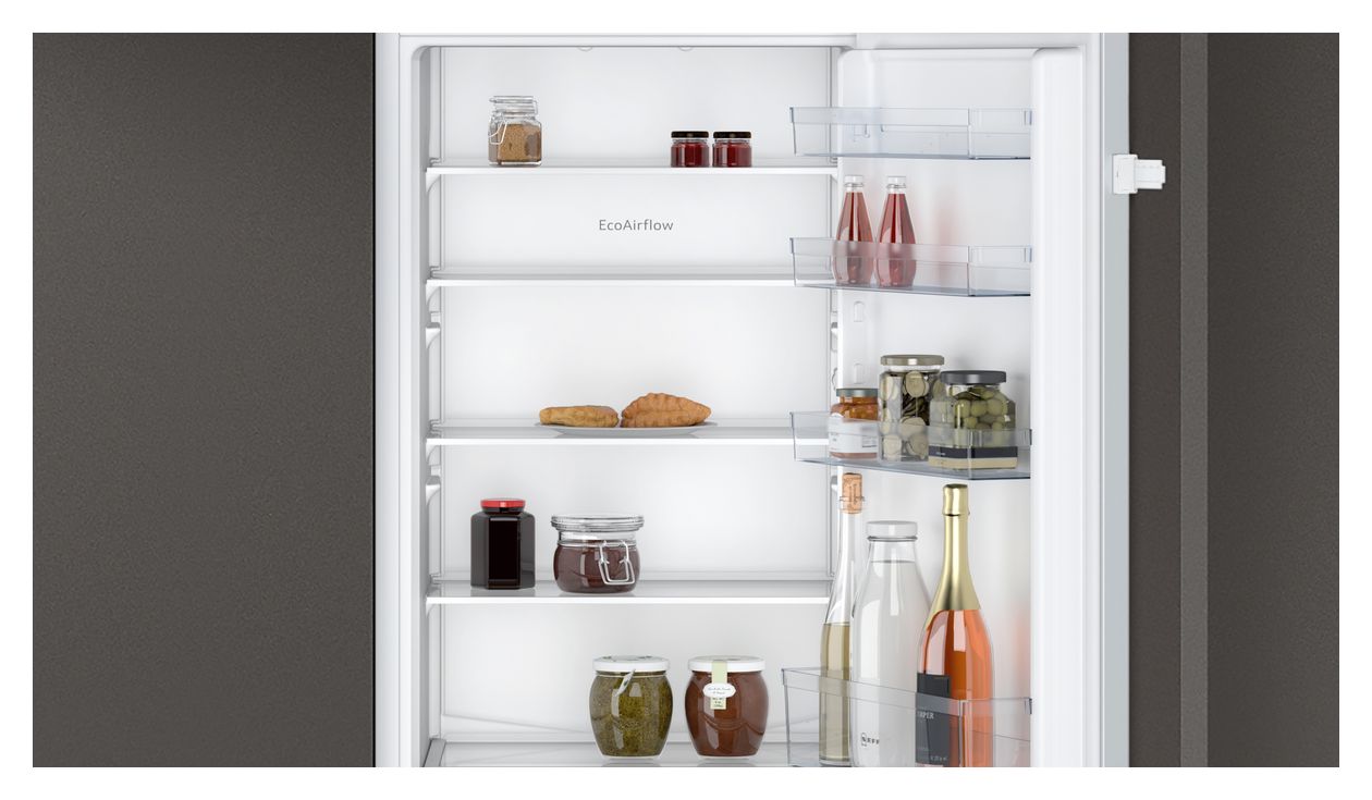 N30 KI5871SE0 Schlepptür 200 l 177,5 cm Einbaukühlschrank EEK: E 216 kWh Jahr 