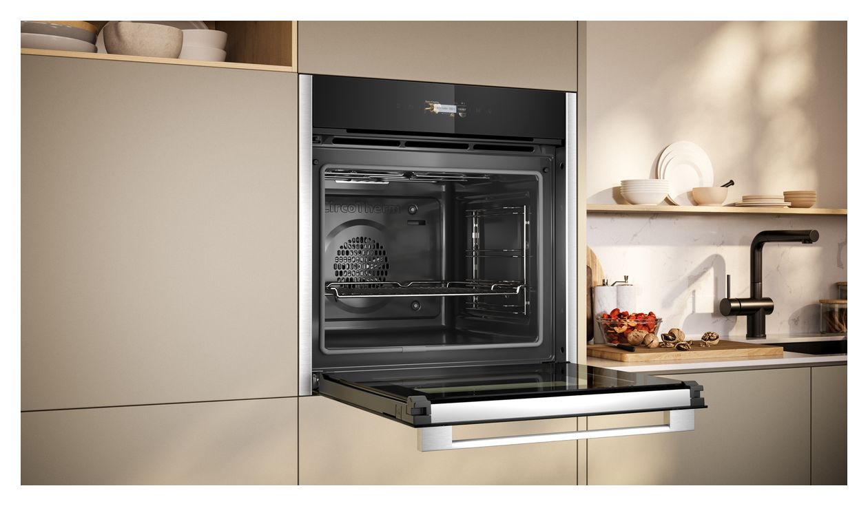 N70 B24CR71N0 Einbaubackofen groß Dampfgaren AutoClean 