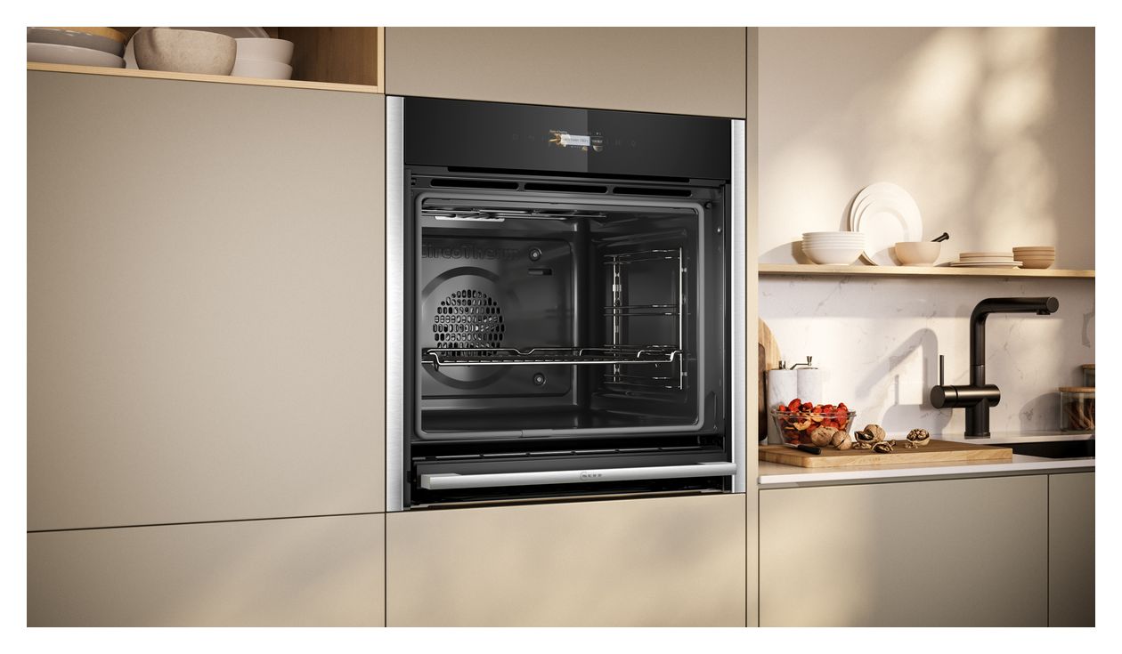 N70 B54CR71N0 Einbaubackofen groß Dampfgaren AutoClean 