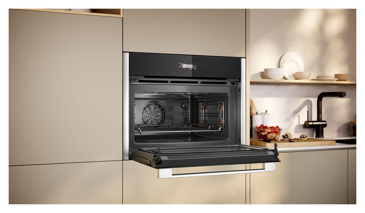 N70 C24MR21N0 Einbaubackofen kompakt AutoClean Mikrowelle 