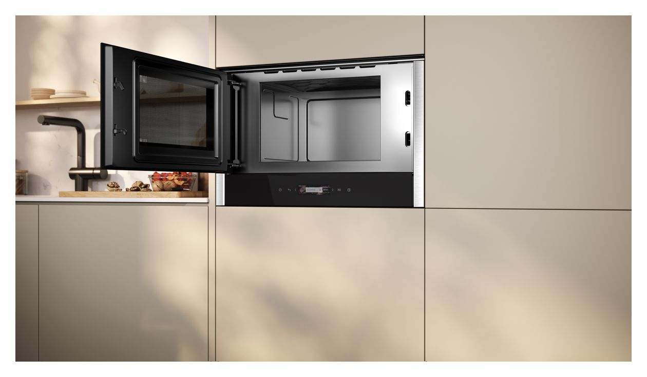 N70 NL4WR21N1 Einbau-Mikrowelle 900 W Größe: mittel 5 Stufen (Schwarz) 