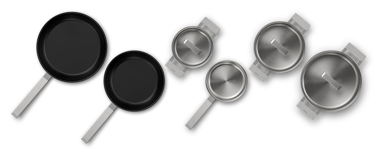 Neff Z9406SE0 Pro Induction Kochgeschirr-Set 6-teilig Kapselboden mit Aluminiumkern 