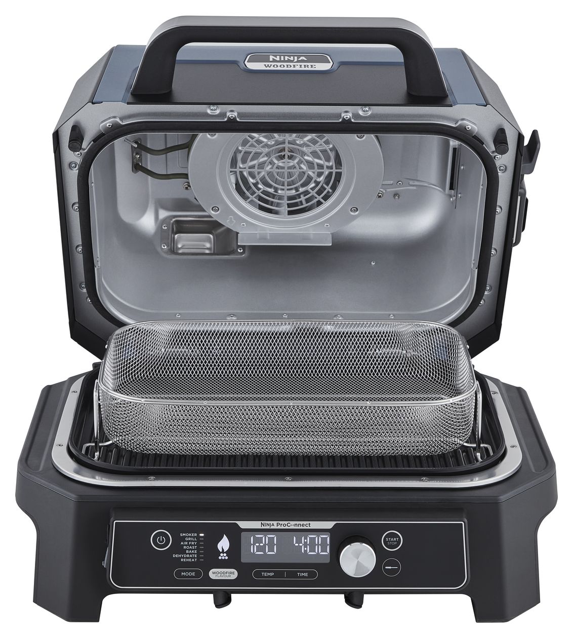 OG901EU Woodfire Pro Connect XL 1700 W  (Schwarz) 