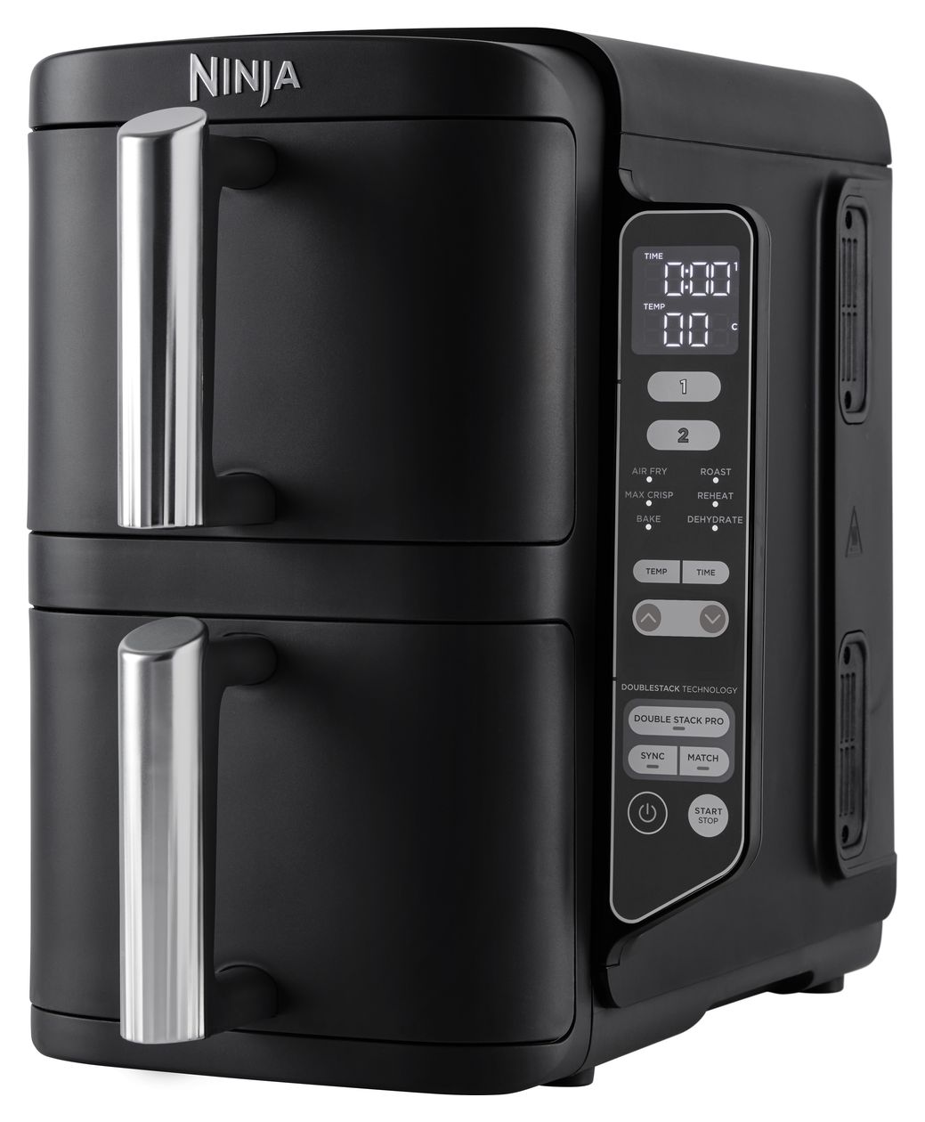 SL300EU Doppel Low Fat Fritteuse 7,6 l 2470 W  (Schwarz) 