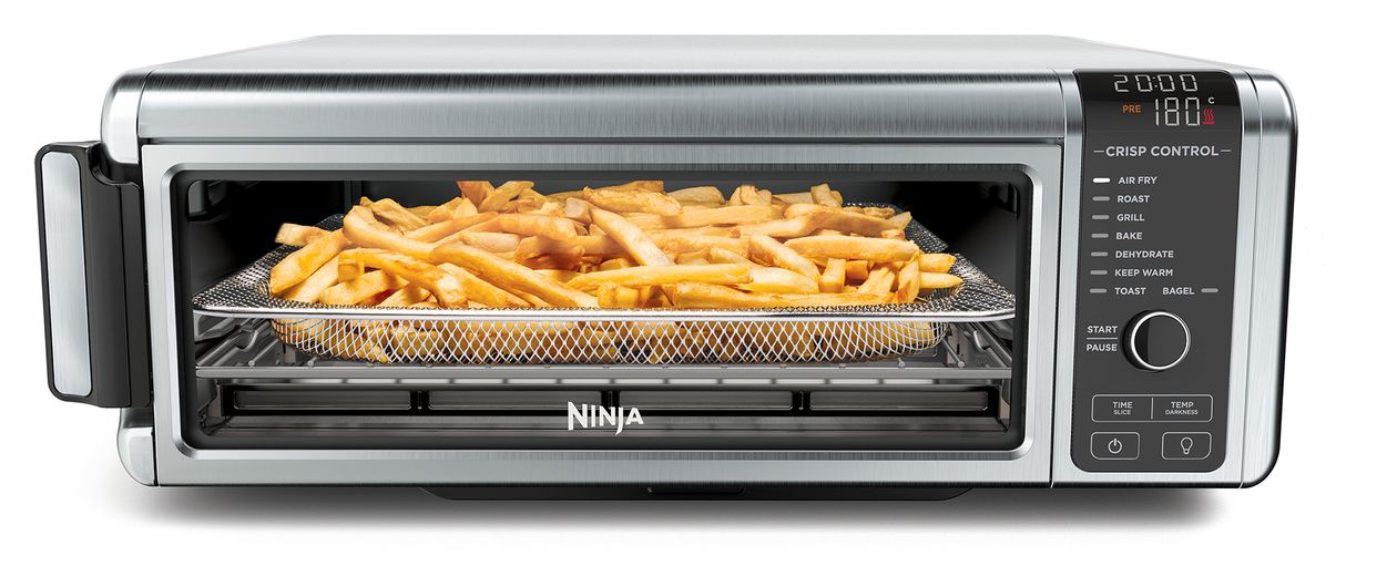 SP101 Foodi 8-in-1 Heißluft Minibackofen 2400 W  (Schwarz, Edelstahl) 