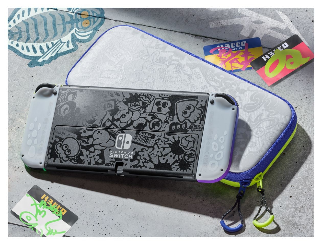 Nintendo Switch OLED-Tasche & -Schutzfolie Splatoon 3 Edition 