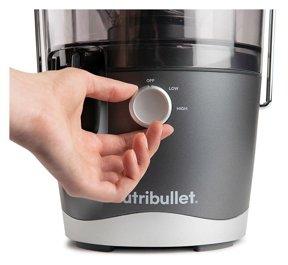 NBJ100G Entsafter 800 W  (Schwarz, Grau) 