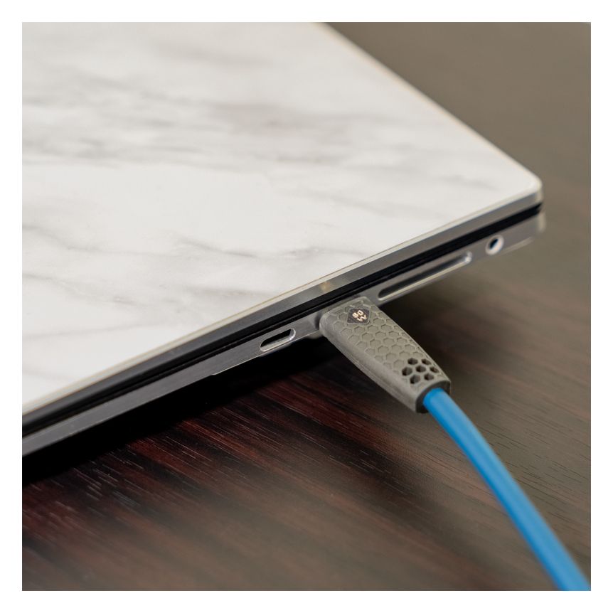 USB Flex Charge AC 0,48 Gbit/s USB A auf USB C Männlich bis 60 W 1 m  (Blau) 