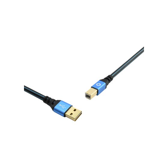 USB Plus B 0,48 Gbit/s Rundkabel USB A auf USB C Männlich 7,5 m  (Blau) 