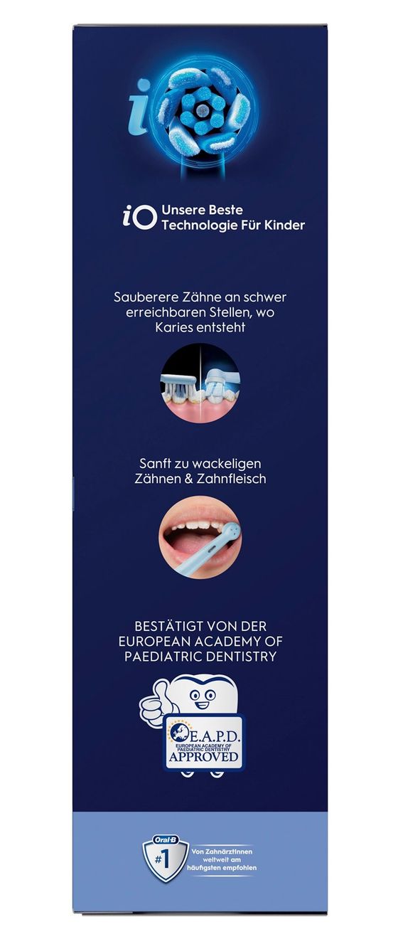 iO Kids 6+ Disney Stitch Rotierende Zahnbürste für Kinder  (Blau) 