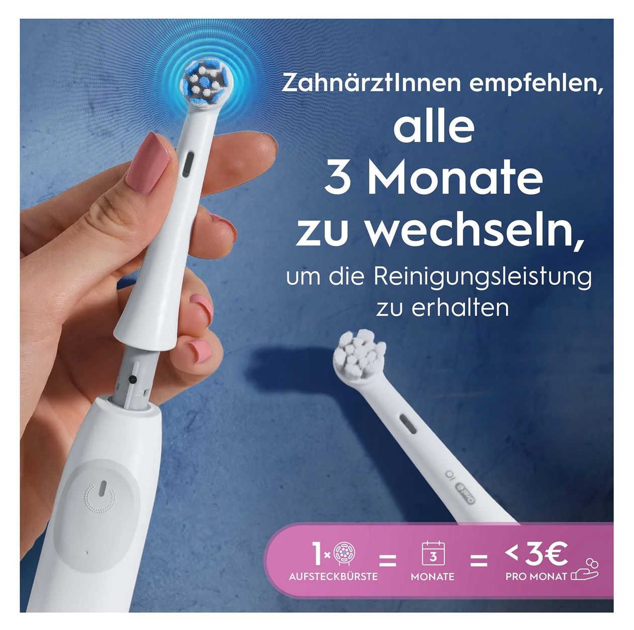 iO Sanfte Reinigung Aufsteckbürsten 