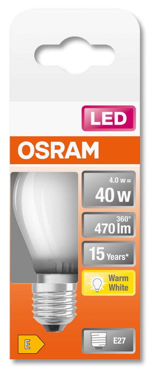 Star LED Lampe Globe E27 EEK: E 470 lm Warmweiß (2700K) entspricht 40 W 