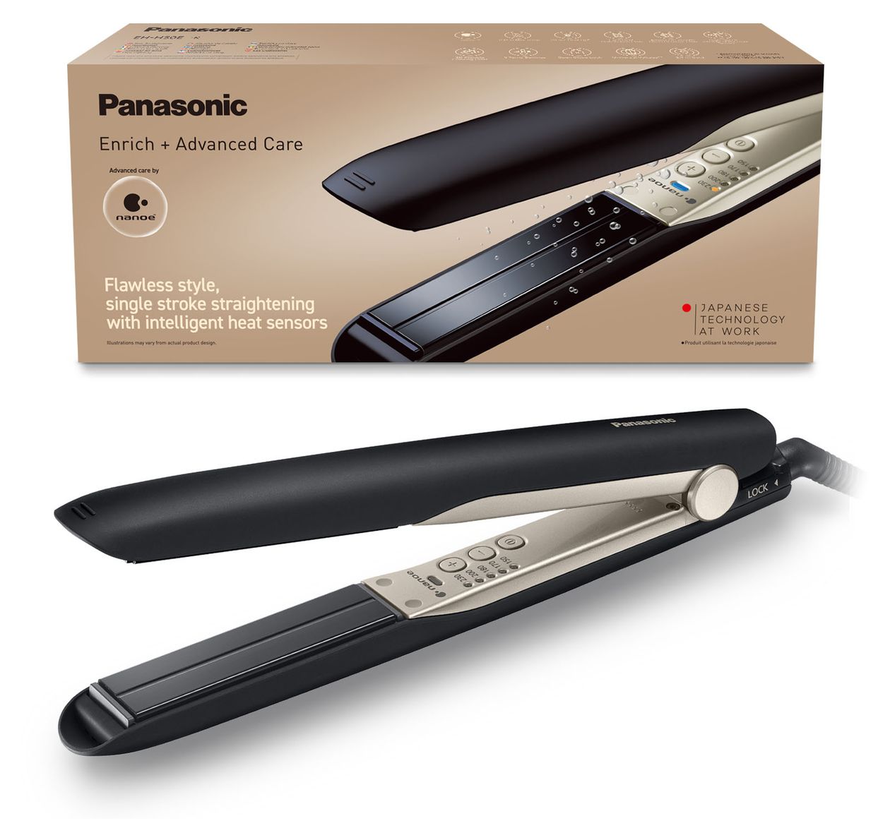 EH-HS0E Haarglätter  (Schwarz) 