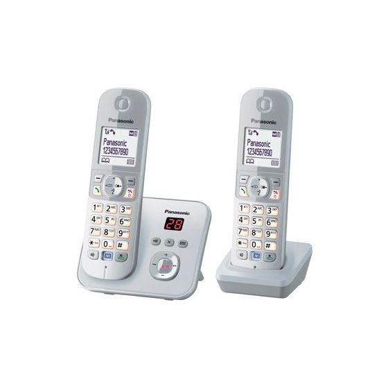 KX-TG6823GS DECT-Telefon  (Silber, Weiß) 