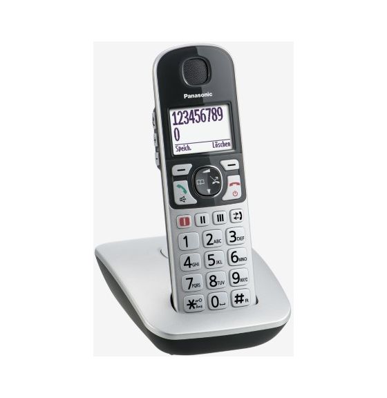 KX-TGE510GS DECT-Telefon  (Schwarz, Silber) 