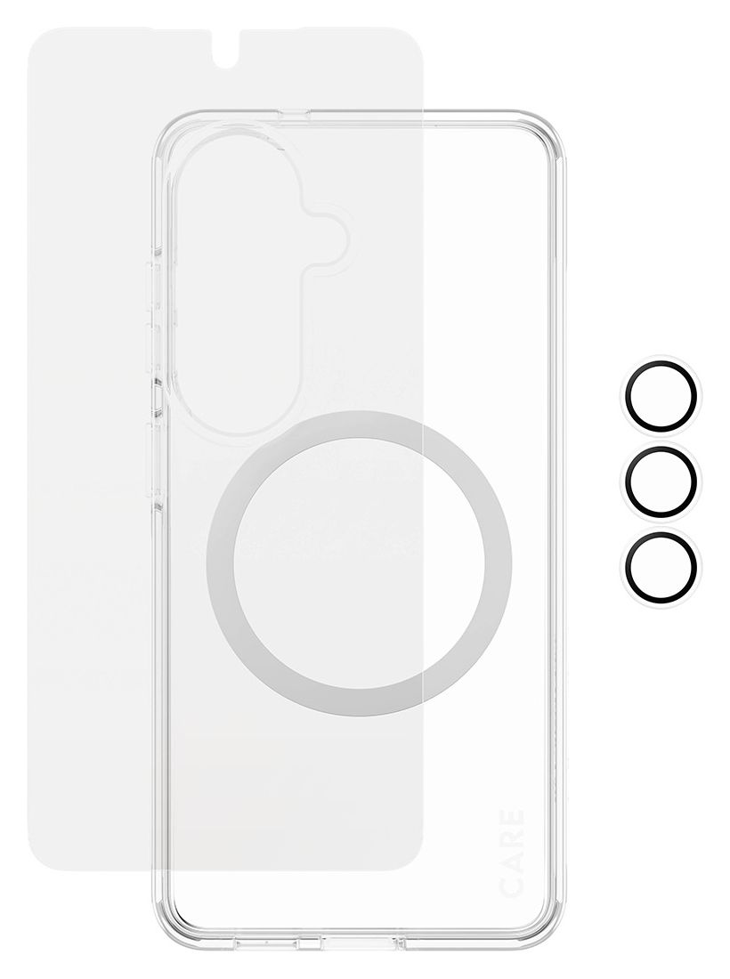 12957 3-in-1 Bundle Cover Klare Bildschirmschutzfolie Thermoplastische Polyurethane (TPU), Gehärtetes Glas, Polyethylenterephthalat, Silikon für  Samsung Samsung - Galaxy S26 Kratzresistent, Schockresistent 