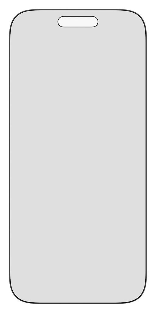 25586 2-Way Privacy Klare Bildschirmschutzfolie Gehärtetes Glas, Polyethylenterephthalat, Silikon für  Apple Apple - iPhone 17 Pro Kratzresistent, Schockresistent 
