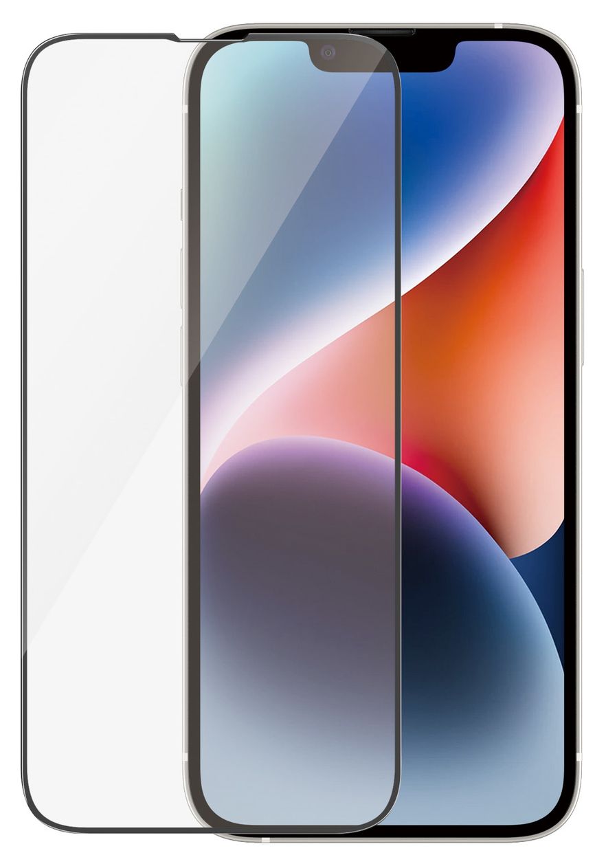 2783 Screen Protector Klare Bildschirmschutzfolie Gehärtetes Glas, Polyethylenterephthalat, Silikon für  Apple iPhone 14, iPhone 13, iPhone 13 Pro Kratzresistent, Schockresistent 