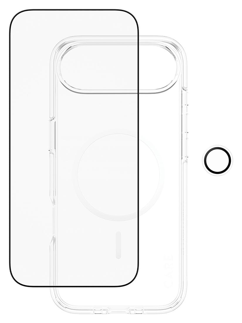 3-in-1 Explorer Set Klare Bildschirmschutzfolie TPU, Gehärtetes Glas, Polyethylenterephthalat, Silikon für Apple iPhone Air 