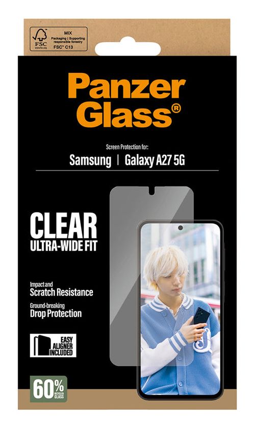 Displayschutz Samsung Galaxy A27 5G | Ultra-Wide Fit m. EasyAligner 
