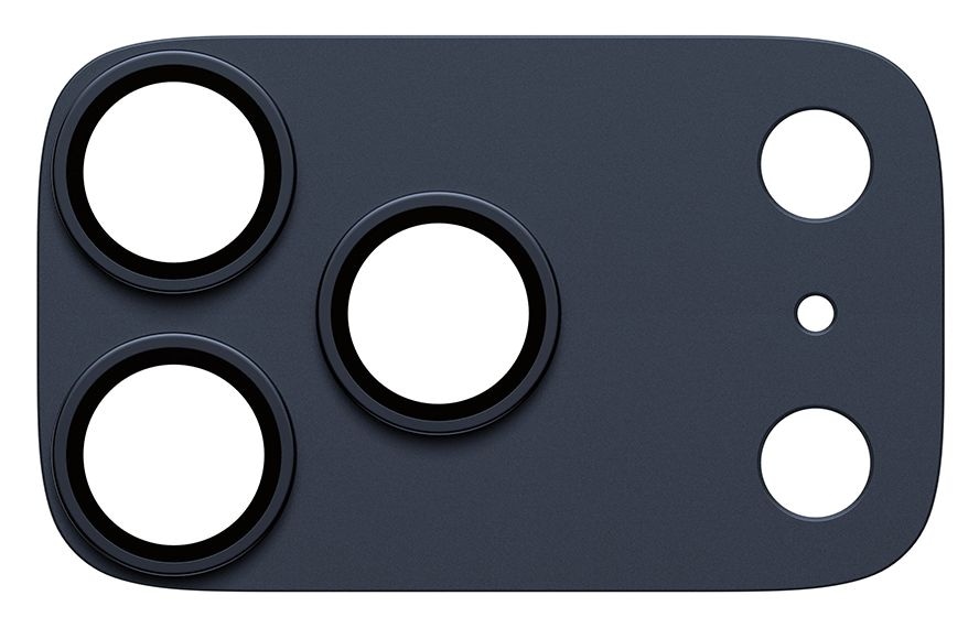 Fender Kameraschutz (Deep Blue) Klare Bildschirmschutzfolie Silikon für Apple iPhone 17 Pro 