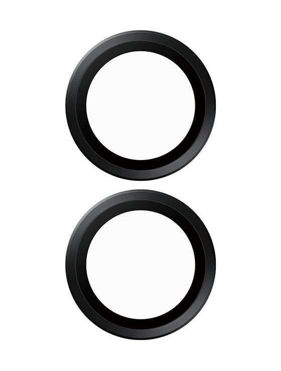Hoops Kameraobjektivschutz Gehärtetes Glas, Silikon für Apple iPhone 16/16 Plus 