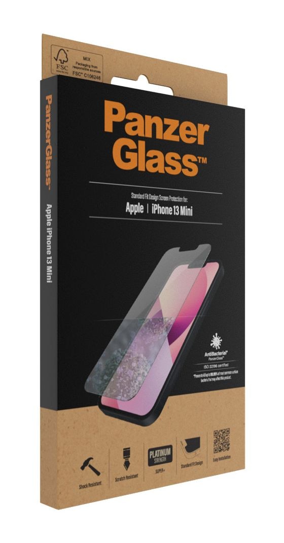 PanzerGlass® Displayschutzglas iPhone 13 Mini | Standard Fit 