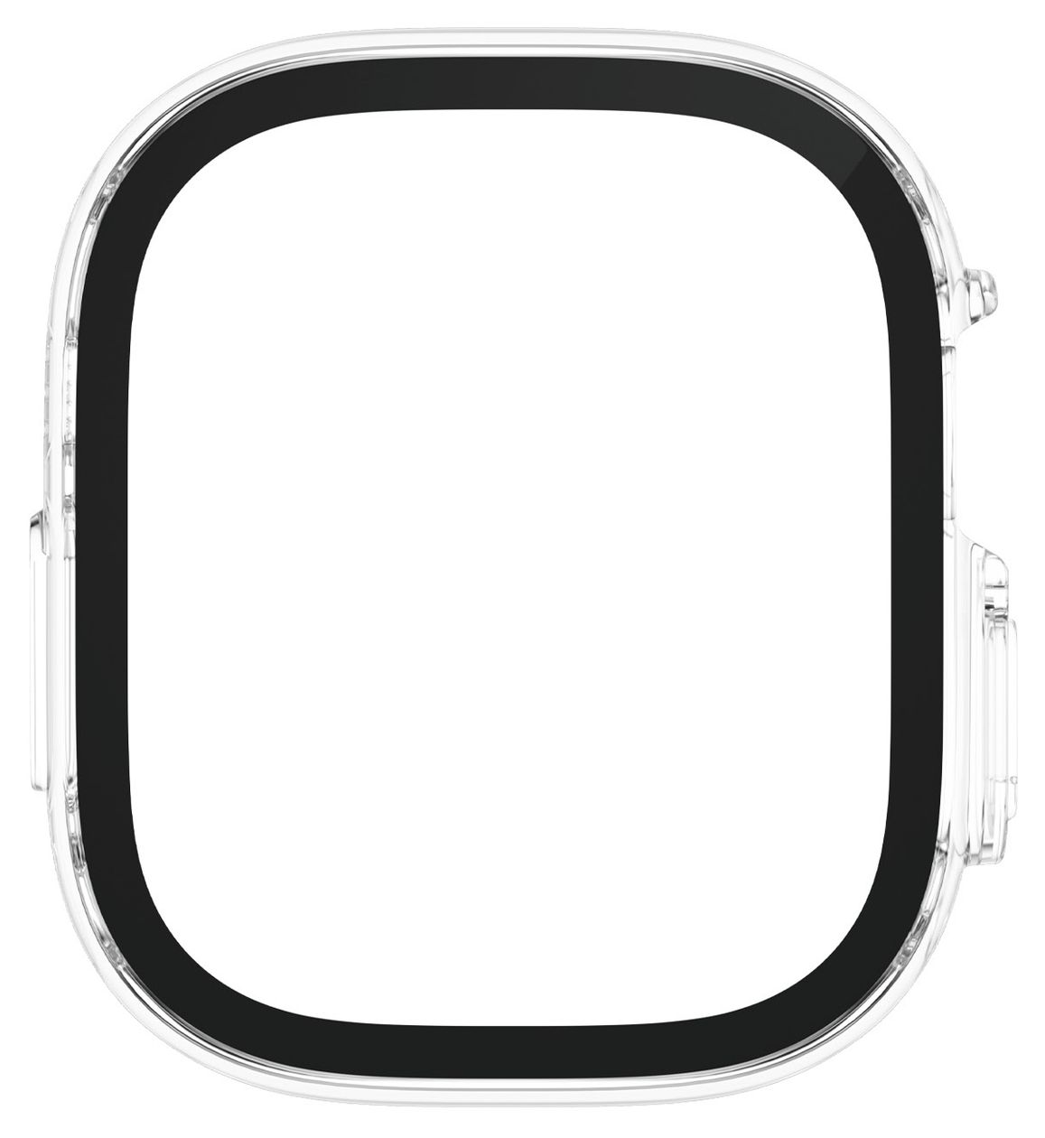 Snappie Full Body Slim Klare Bildschirmschutzfolie gehärtetes Glas für Apple Watch Ultra 49mm, Watch Ultra 2 49mm, Watch Ultra 3 49mm 
