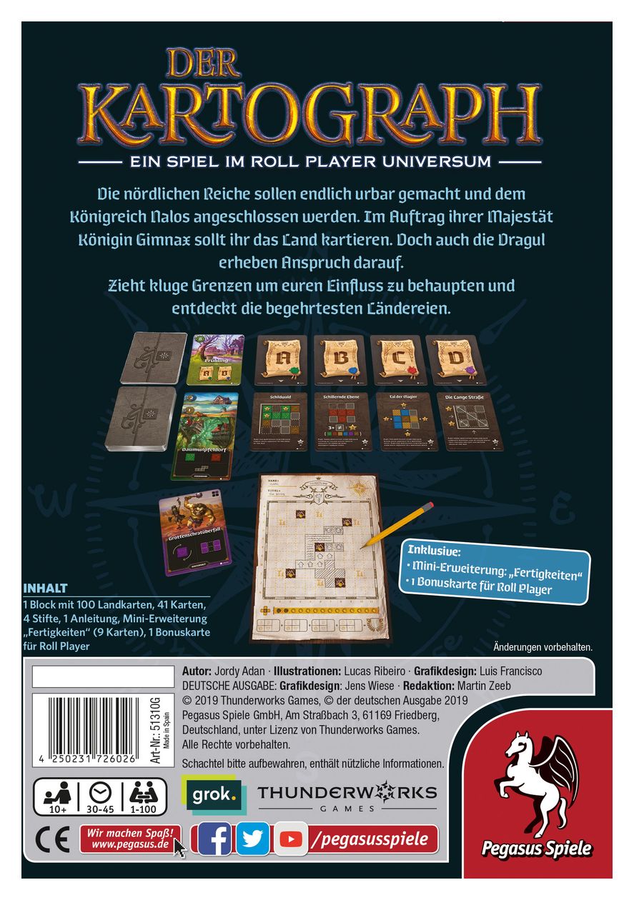 51310G Der Kartograph bis zu 100 Spielern ab 10 Jahr(e) 