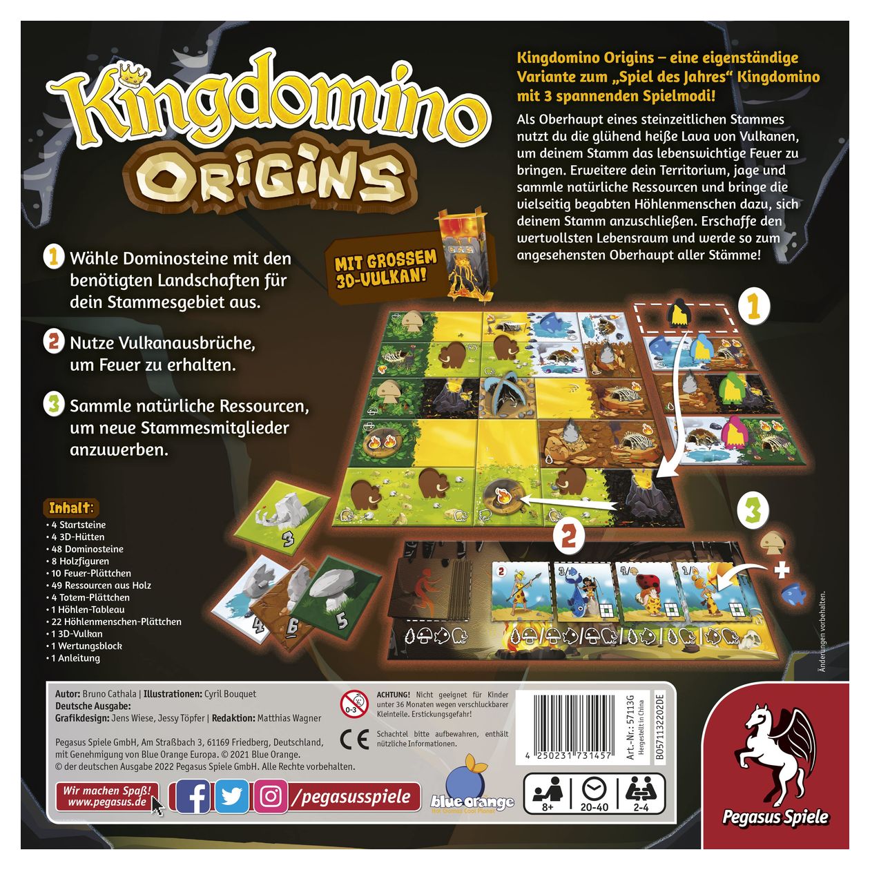 57113G Kingdomino Origins Brettspiel bis zu 4 Spielern ab 8 Jahr(e) 