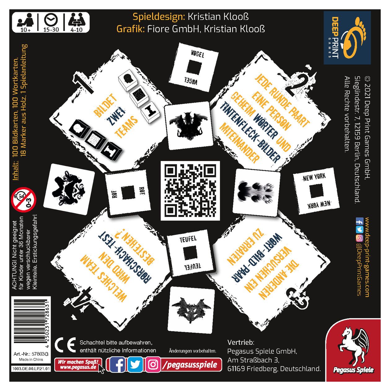 57803G Rorschach Brettspiel bis zu 10 Spielern ab 10 Jahr(e) 