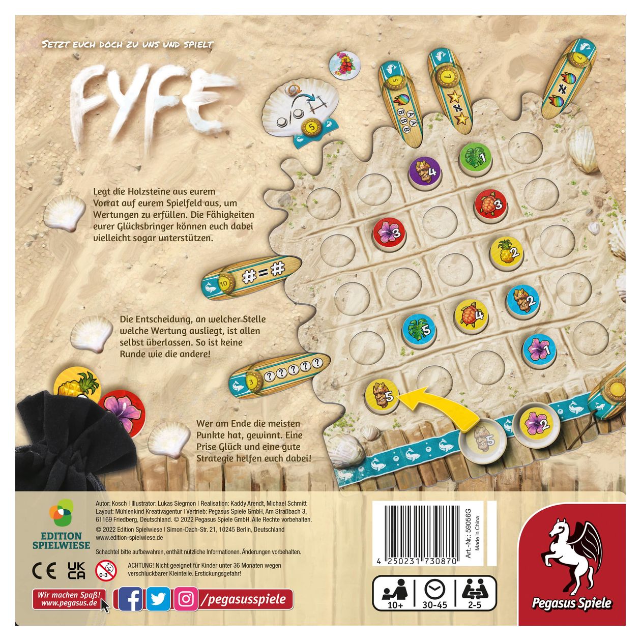59056G FYFE Brettspiel bis zu 5 Spielern ab 10 Jahr(e) 