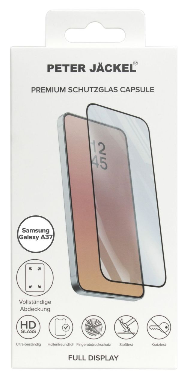 23008 Klare Bildschirmschutzfolie gehärtetes Glas für  Samsung A37 5G/ S24 FE/ A36 5G/ A56 5G Schlagfest, Kratzresistent 