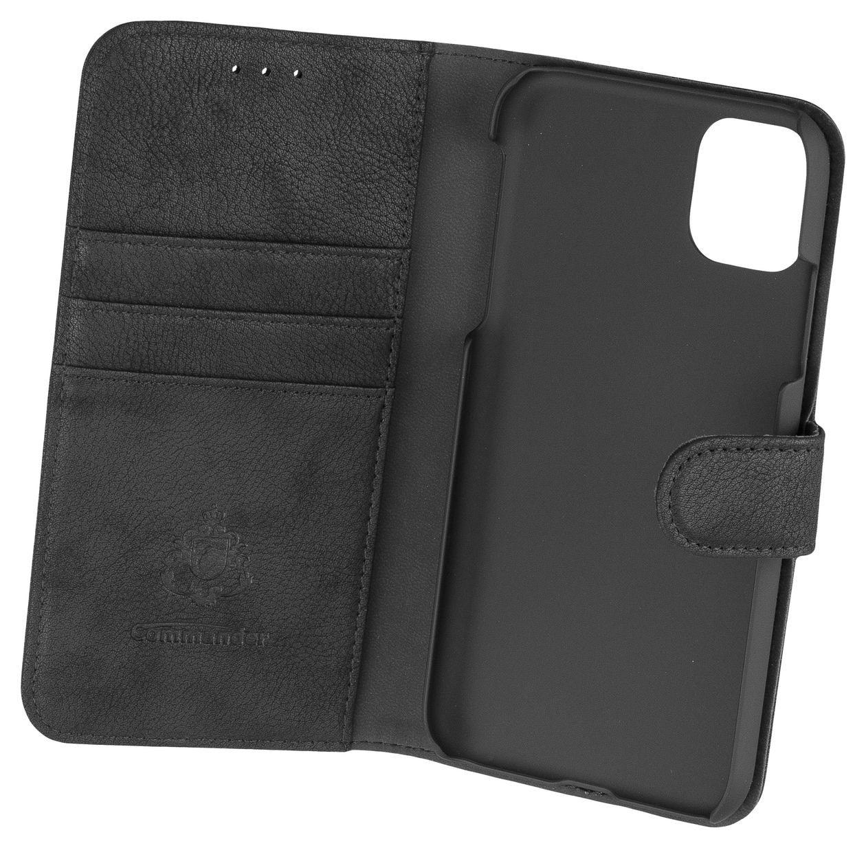 Commander Book Case Elite Folio für Apple iPhone 11  (Schwarz) 